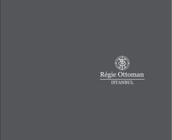 E-Katalog - R&eacute;gie Ottoman Istanbul