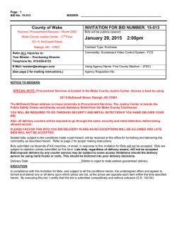 15-013 - Wake County Government