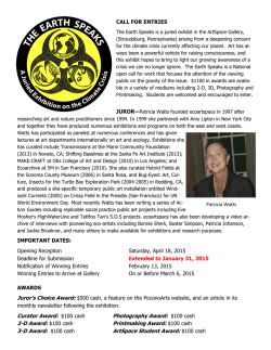 Prospectus - The Pocono Arts Council