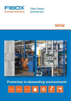 Fibox Tempo Junction box