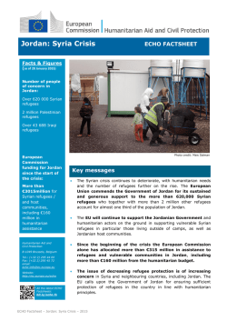 Jordan: Syria Crisis - European Commission