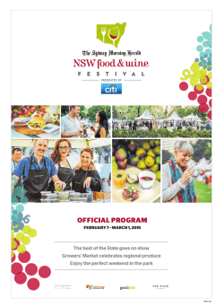 official program february 7 &ndash; march 1, 2015