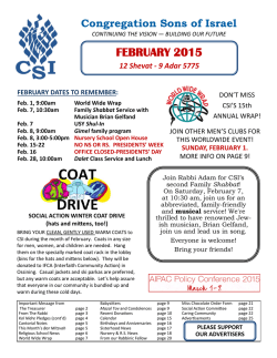 the february 2015 csi bulletin