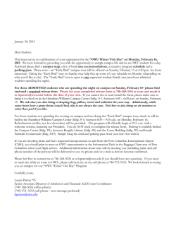 15. We ask that you also bring a sleeping bag, pillow