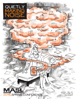 2015 Attendee Conference Brochure