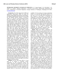 PETROLOGIC DIVERSITY OF ROCKS ON MERCURY. K. E. Vander