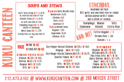 KuKu Menu Pdf - KuKu Canteen