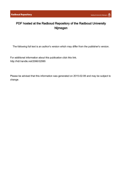 PDF hosted at the Radboud Repository of the Radboud University