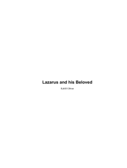 Lazarus and his Beloved - HolyBooks.com &ndash; download free ebooks
