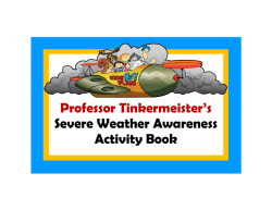 Severe Weather Awareness Week Activity Book