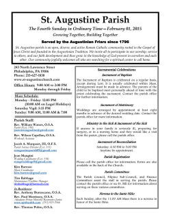 St. Augustine Parish - John Patrick Publishing Company