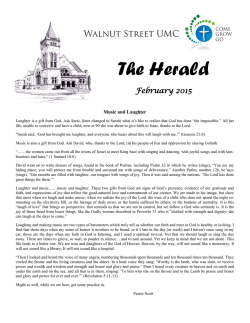 February - Walnut Street United Methodist Church