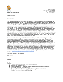 FamilyLetter1-30-15 - The Lower Lab School