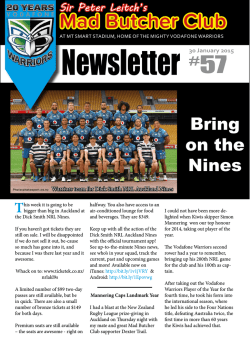 MB_Newsletter-57 - Sir Peter Leitch