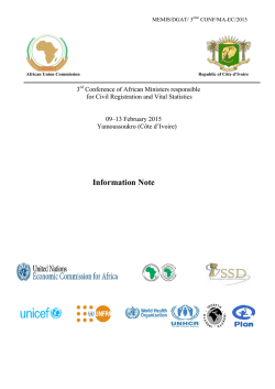 Information note for participants