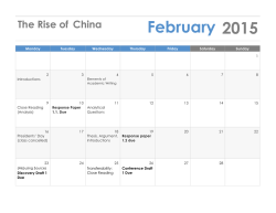 Spring 2015 Syllabus - Harvard College Writing Program