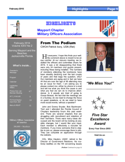 Feb 2015 Issue - Mayport Chapter MOAA