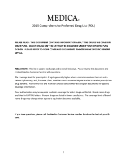 View the 2015 Preferred Drug List