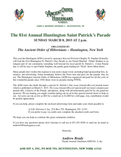 Place an Ad in the Parade Journal