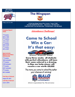 The Wingspan - Oak Ridge High School