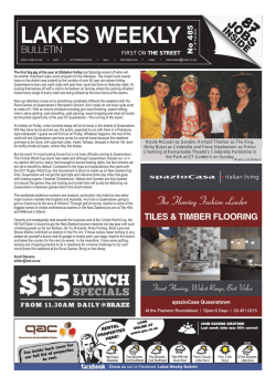 LAKES WEEKLY LAKES WEEKLY