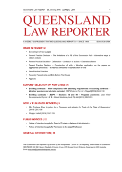 02 QLR - 23 January 2015