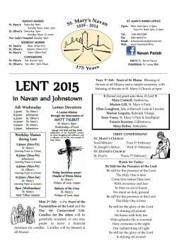Parish Bulletin here