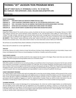 Teen Activities - St. Petersburg Parks and Recreation