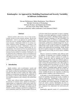 KumbangSec: An Approach for Modelling