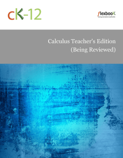 1 Calculus TE - Teaching Tips