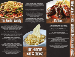 Catering Menu