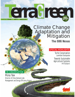 Climate Change Adaptation and Mitigation