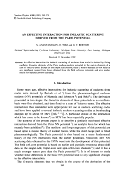 93. - Institute for Nuclear Theory