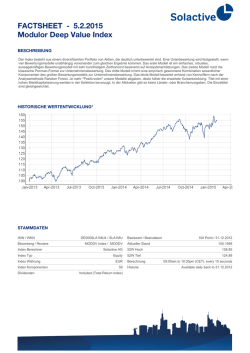 FACTSHEET - Modulor Deep Value Index 30.1.2015