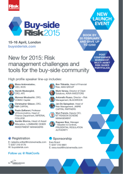 Risk management challenges and tools for the buy