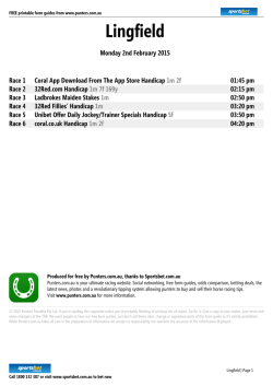 Lingfield Printable Form Guide