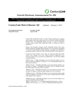 PDF download - CenturyLink