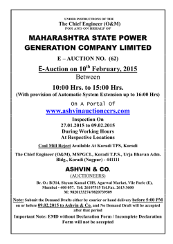 E-Auction Catalog - Ashvin Auctioneer
