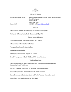 VITA January 2015 Michael Waldman Office Address and Phone