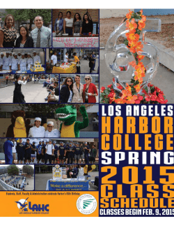 Download Spring 2015 PDF Schedule
