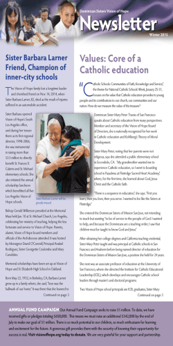 2015 Winter Newsletter