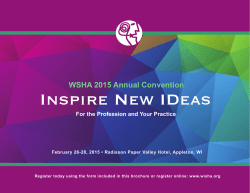 Inspire New IDeas - Wisconsin Speech Language Pathology and