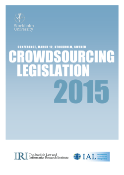 CONFERENCE, MARCH 12, STOCKHOLM, SWEDEN