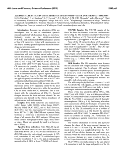 AQUEOUS ALTERATION IN CR METEORITES AS SEEN WITH VIS