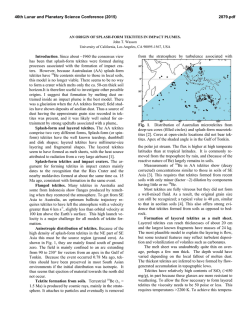 An Origin of Splash-Form Tektites in Impact Plumes