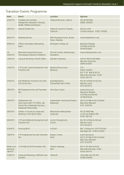 Transition Fairs 2015