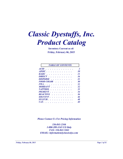 Download a Complete Printable Version of Our Catalog
