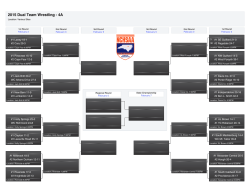 4A Dual Team Wrestling Bracket