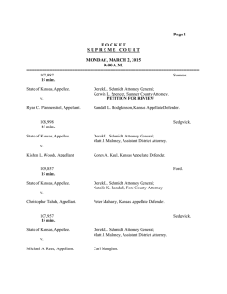 Page 1 D O C K E T S U P R E M E   C O U R T MONDAY, MARCH 2