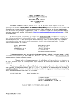 Prepared by the Court - South Georgia Judicial Circuit